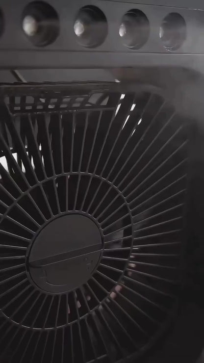 Ventilador humidificador de nebulización blanco